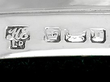 Oval Base Silver Candle Holders UK hallmarks 