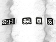 Set of 4 Sterling Silver Napkin Rings hallmarks 