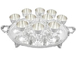 Silver Tray with Goblets
