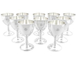 Silver Tray with Goblets