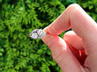 Vintage Diamond Twist Ring White Gold Outside