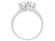 Vintage Diamond Twist Ring Side profile