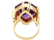 Large Amethyst Ring Yellow Gold for Sale
