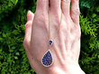 Multi Sapphire Pendant in Yellow Gold