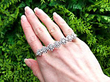 18k White Gold Diamond Bracelet outside 