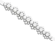18k White Gold Diamond Bracelet 