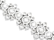 18k White Gold Diamond Bracelet reverse 