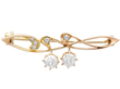 Art Nouveau Style Diamond Brooch