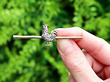 Diamond Cokerel Brooch