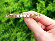 Art Nouveau Opal Gold Bar Brooch