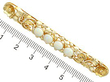 Art Nouveau Opal Gold Bar Brooch with Ruler