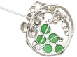Vintage Chrysoprase and Pearl pendant 