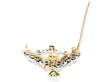 Antique Peridot Pendant Brooch open