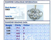Gold Victorian Diamond Pendant grading card