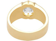 Yellow Gold Diamond Gents Ring