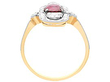 Edwardian Ruby and Diamond Dress Ring