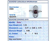 Edwardian Ruby and Diamond Dress Ring Grading Report