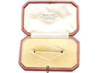 Cartier Black Onyx and Diamond Brooch box empty