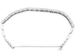 Old Cut Antique Diamond Bracelet open