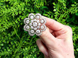 Large Victorian Diamond Brooch for Sale
