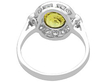 Bezel Set Sapphire and Diamond Ring for Sale