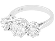Three Stone Engagement Ring