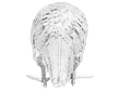 Antique Silver Bird Figurine