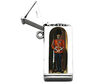 Victorian Silver and Enamel Sentry Box Vesta Case open