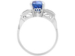 Blue sapphire cocktail ring for sale