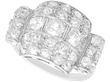 Art Deco Diamond Dress Ring Platinum