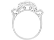 1930s Art Deco Diamond Dress Ring Platinum