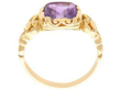 Yellow Gold Amethyst Ring