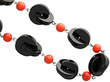 Onyx and Coral Necklace 