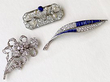 gemstone brooches