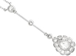 Edwardian Diamond Drop Necklace reverse