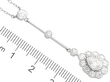 Edwardian Diamond Drop Necklace size