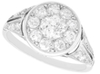 1920s Old European Diamond Cluster Ring