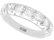 Second Hand White Gold Half Eternity Ring for Sale