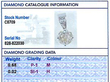 Old European Cut Diamond Pendant grading card 