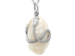 Pearl and Diamond Snake Pendant for sale