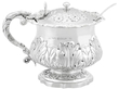 Large Sterling Silver Mustard Pot UK