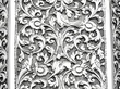 Indian Silver Cologne Bottle Decoration