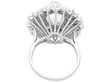 vintage jadeite ring in white gold