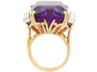 Emerald Cut Amethyst Ring