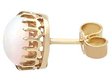 Gold Opal Stud Earrings UK