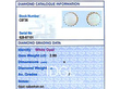 Gold Opal Stud Earrings grading card