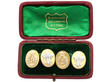 Gold Regimental Cufflinks