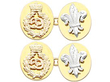 Gold Regimental Cufflinks