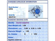 Sapphire and Diamond Dress Ring in Platinum grading card