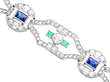 Sapphire and Diamond Bracelet